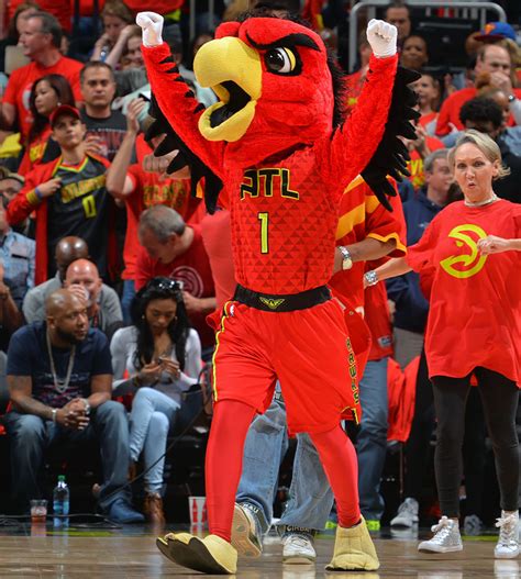 Atlanta hawks team mascots